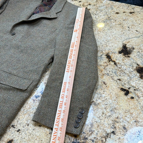 Vintage Lauren Ralph Lauren Green Label Tweed Wool Blazer - Picture 14 of 15